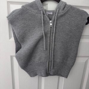 Women's Grey sweater vest